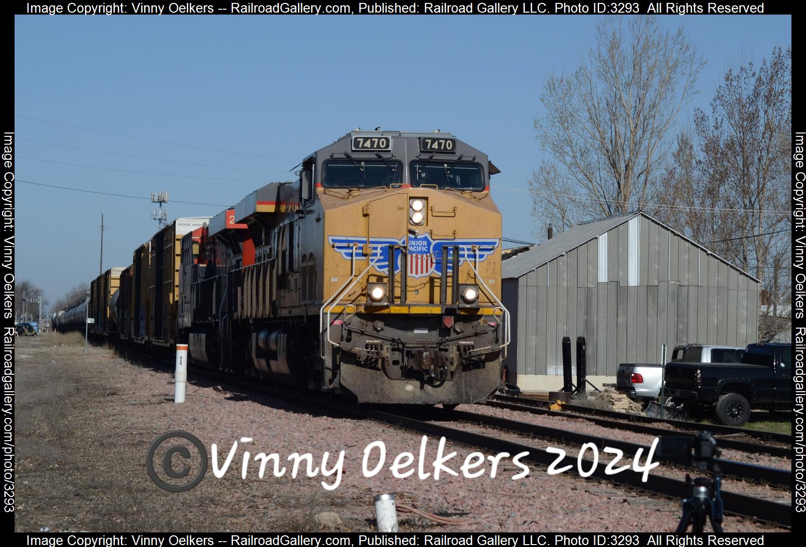 UP 7480 is a class Unknown and  is pictured in Storm Lake , IA, USA.  This was taken along the Cherokee Subdvision  on the Canadian National Railway. Photo Copyright: Vinny Oelkers uploaded to Railroad Gallery on 04/15/2024. This photograph of UP 7480 was taken on Saturday, April 13, 2024. All Rights Reserved. 